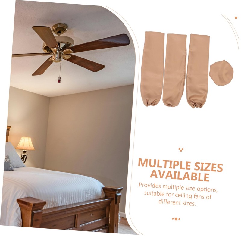 Levemolo Ceiling Fan Covers Home Fan Cover Replacement Washable Easy