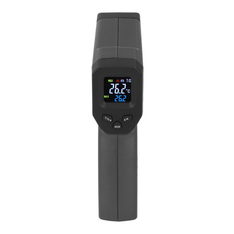 Infrared Thermometer for Cooking Food Temperature Gun Adjustable 12:1 Emissivity