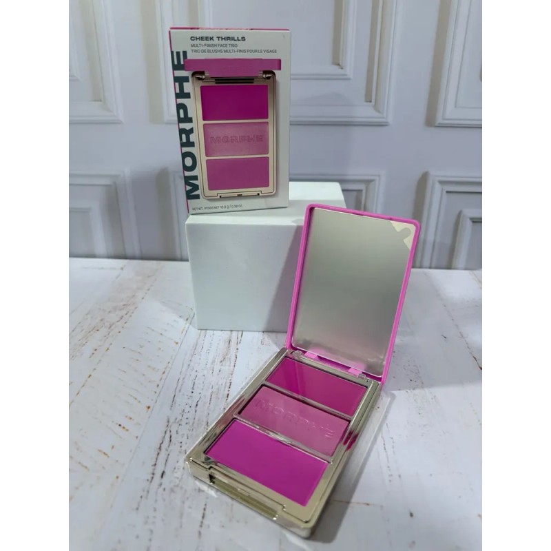 Rubor Morphe Cheek Thrills Multi-finish Face Trio Paleta Apres-ski
