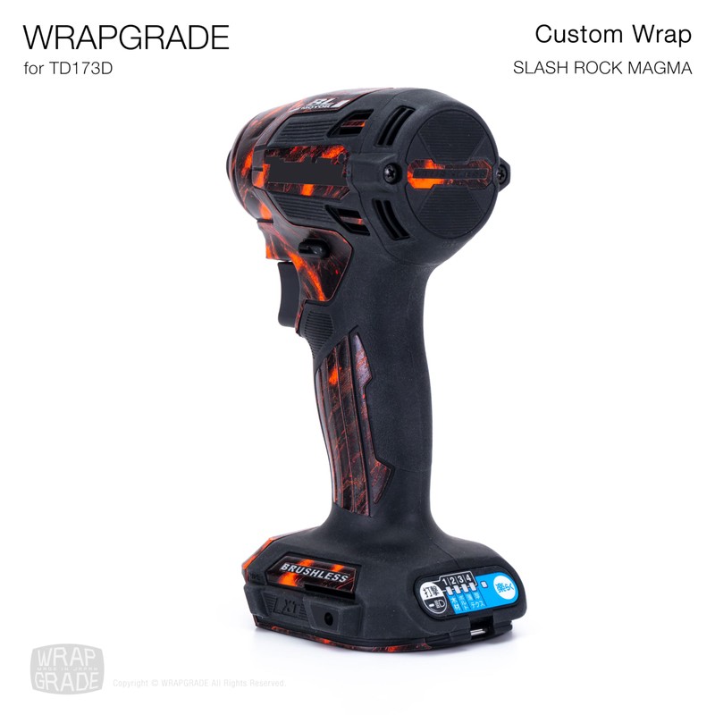 WRAPGRADE Custom Wrap Sticker Decal Compatible with Makita DTD173 18V
