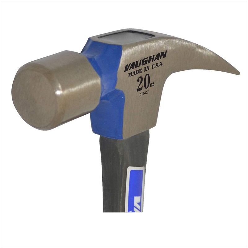 Vaughan 105-16 FS999L Straight Claw Fiberglass Hammer, 20-Ounce