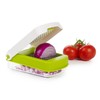 PrepWorks Compact Veggie Chopper – Space-Saving Manual Vegetable Cutter, Easy-to-Use,