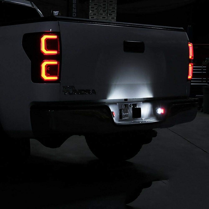 KURL-T 2 Packs LED License Plate Light Lamp Car Number