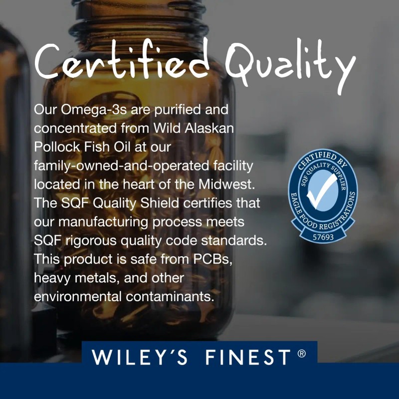 Aceite De Pescado Prenatal Wileys Finest Dha 120 Cpsulas