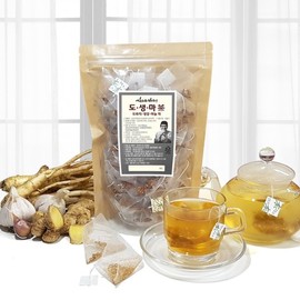 Gim Ogon 김오곤원장의 도라지생강마늘차 50티백 Gim O-gon's Bellflower Ginger Garlic Tea 50 Tea Bags