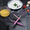 Evanda Rainbow Whisk Set of 3 Stainless Steel Titanium Plated