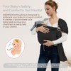 MISSWISDOM Baby Ring Sling Baby Carrier Newborn to Toddler, Ring