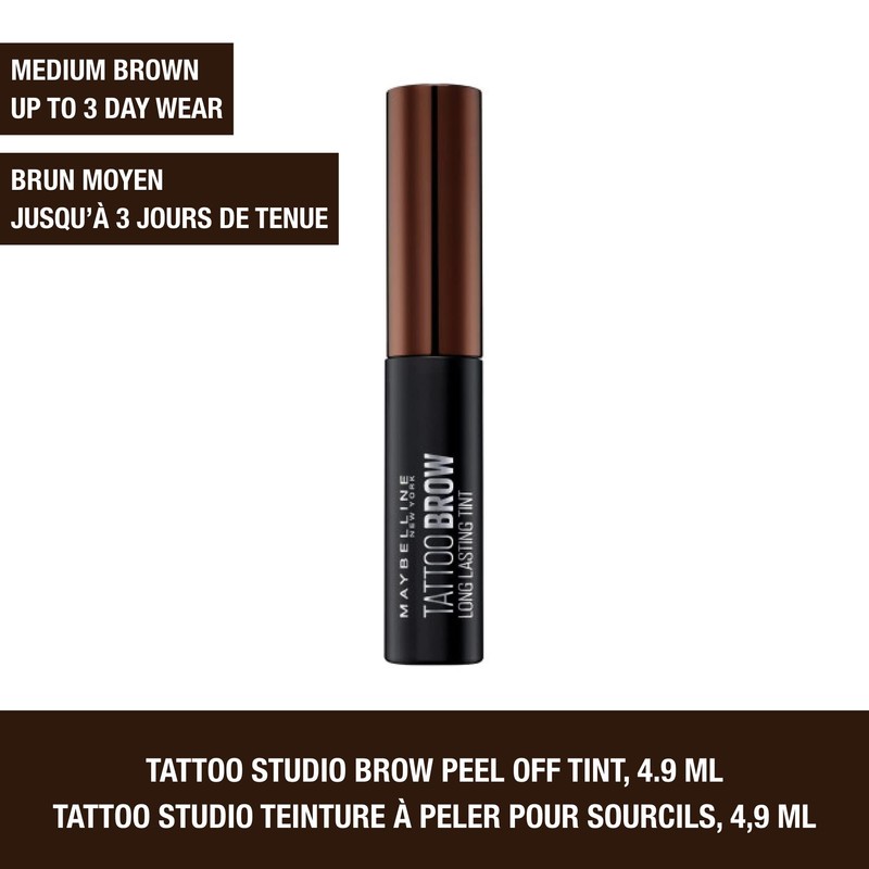 MAYBELLINE Maybelline New York Brow Tattoo Longlasting Tint Medium Brown