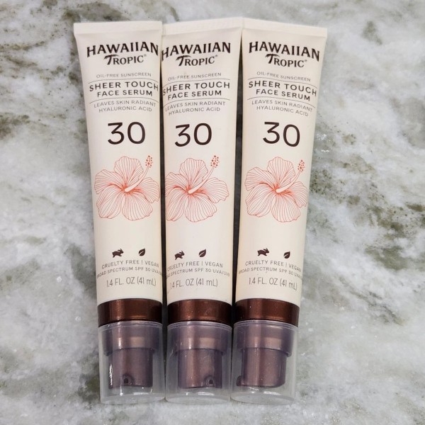 HAWAIIAN TROPIC Sheer Touch Face Hyaluronic Serum SPF 30 Lot