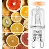 BROTOU G9 40W Halogen Bulbs, 230V 500LM 2800K Warm White