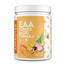 WFN Approved EAA - Tropical - 500 g Tin - 9 Essential Amino Acids - Instant EAA Powder - Vegan - 35 Servings - Made in Germany - Externally Laboratory Tested