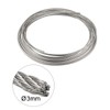 uxcell Stainless Steel Wire Rope Cable 3mm 0.12 inch Dia
