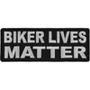 Patch, Embroidered Patch (Iron-On or Sew-On), Biker Lives Matter Motorcycles
