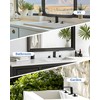 PerPaiMe Bathroom Faucet 3 Hole - 8 Inch Waterfall Bathroom
