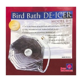 Farm Innovators B-9 44 Watt Economical Submersible Foil Outdoor DeIcer Heater for Garden Bird Baths