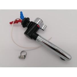 CR-MOESANCO® London Chrome Plated Hot and Cold Water Tap for Caravan, Motorhome, Boat or Camping with Switch 12V/24V