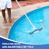 Pool Cleaning Kit, 16'' Pool Brush Head & Pool Skimmer