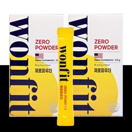 One Fit Alpha CD Zero Powder Cyclodextrin Wonbin Home Shopping Alpha CD Abdominal Fat Diet 2 Boxes / 원핏 알파CD 제로파우더 싸이클로덱스트린 원빈 홈쇼핑 알파씨디 복부지방 다이어트 2박스