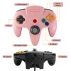 PGYFDAL 2 Pack Classic N64 Controller, Wired Gamepad Upgraded Joystick