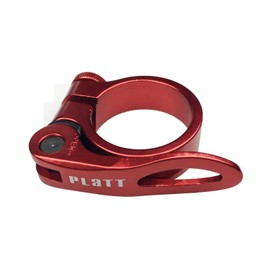 PLATT Bike Seat Post Clamp Aluminium Alloy Bicycle Quick Release Seatpost Collar 28.6mm / 31.8mm /34.9mm