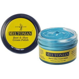 Meltonian Cream Shoe Polish - Boot Polish, Leather Shoe Polish Oil Based with Beeswax - Restores & Protects, 60+ Colors, Turquiose