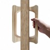 BESTNEWIE Large Wooden Door Pull Handle, 11.7 Inches - Suitable