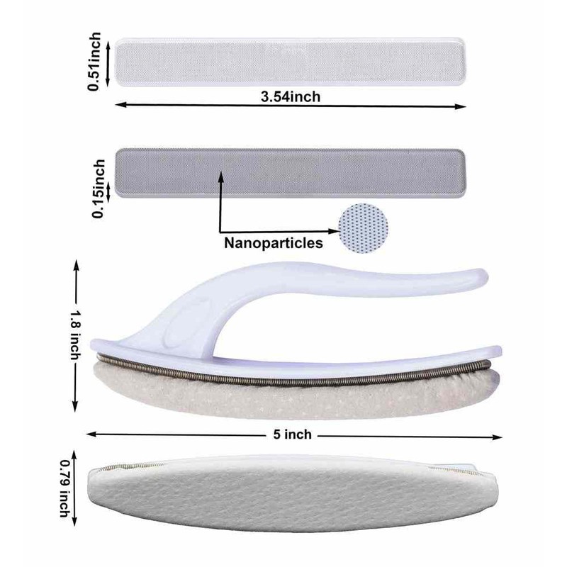 Premium Upgrade Lucency Nail Buffers for Natural Nails, Artificial Nails