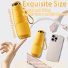 Mini Travel Folding Umbrella with Micro Button Handle&5cm/2IN Hook and