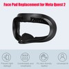 VR Facial Interface and Foam Replacement Set for Oculus Meta
