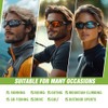 konqkin Polarised Sports Glasses, Men's Cycling Glasses, Women's Sunglasses, Men's