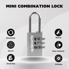 UP Security Small Combination Padlock, Travel Lock for Luggage, Suitcases,