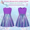 HenzWorld Little Mermaid Outfits for Girls Princess Christmas Gift Dress