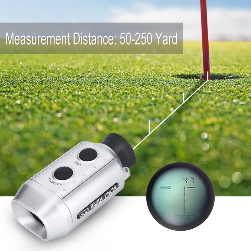 Handheld Golf Rangefinder Range Finder Telescope Distance Meter Tester