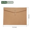 YOKIVE 10 Pack String Envelope File Folder, String Tie Closure