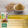 Hanan Alpiste 100% Natural Canary Seed Powder for Protein, Omega-3