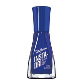 Sally Hansen Insta-Dri Nail Polish | Quick Dry, Long Lasting, Streak-Free Shine | Opaque, Shiny | 492 On the Download | Dark Blue Nail Color.