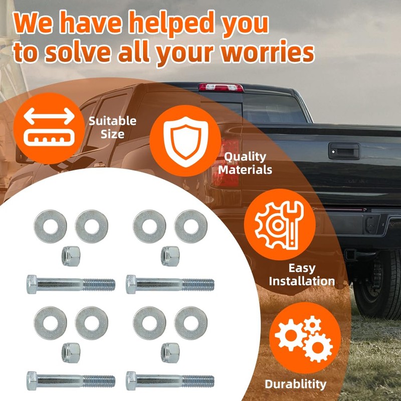 Rear Shock Bolt Kit Upper & Lower for Silverado Sierra