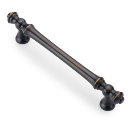 Asidrama 6 Pack 5 Inch(128mm) Oil-Rubbed Bronze Kitchen Cabinet Handles, Cabinet Pulls Kitchen Cabinet Hardware for Cupboard Drawer Handles Dresser Pulls