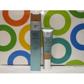 ~ IT COSMETICS ~ IT COSMETICS ~ CC+ NATURAL MATTE FULL COVERAGE CREAM ~ TAN COOL ~ 1.08 OZ