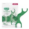 GUM - Hilo Dental Dual Technique con Mango Ergonómico, Sabor