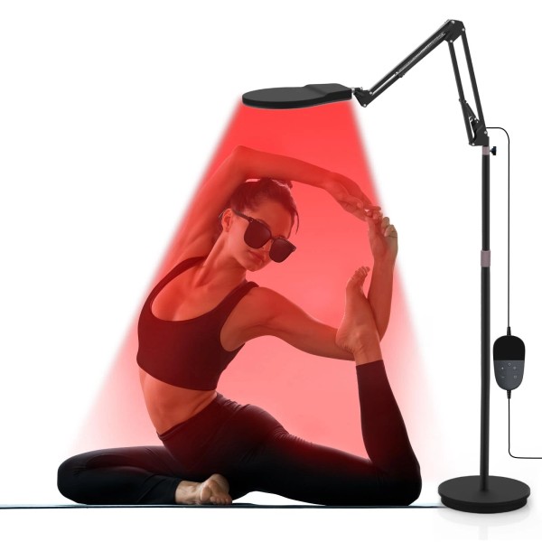 Shomterade Red Light Therapy Lamp,150LEDs 940nm&850nm&66