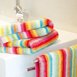 Cawö Gästetuch 30/50 cm 7008 25 Stripes Streifen Gästetücher Badteppich Multicolor Multicolor 100 % Baumwolle L/B ca. 50/30 cm
