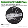 12V LED Bedside Reading Light with Switch, 350 Rotatable 12Volts