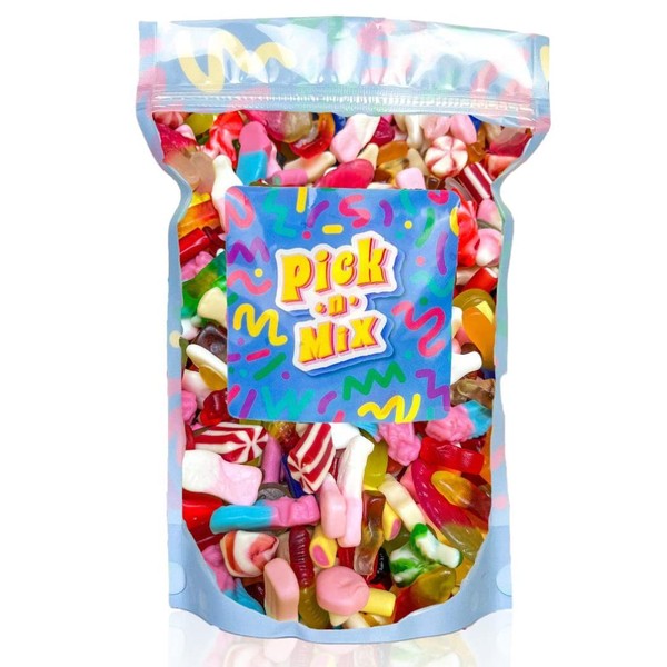 Pick & Mix Sweets – Non-Fizzy/Gummy Pick n Mix Candy Selection - 800g Pick and Mix Sweets