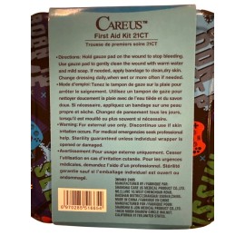 CAREUS First Aid Kit Assorted Bandages Gamer Design Protects 21ct NEW! Tin Kit