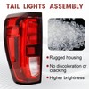 CONLLCON Tail lights Assembly Compatible with 2019-2024 GMC Sierra 1500