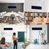 Ivation Oversized Large Digital Wall Clock - Big LED Digital