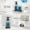 Luxspire Foaming Soap Dispenser, Non-Slip Hand Soap Dispenser with Fast