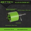 BETTERI Diamond Drill Bit Concrete 82 mm, Socket Countersink Set