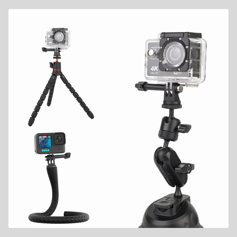 YFFSFDC Wearable Camera Tripod Converter Adapter for GoPro Hero 12/11/10/9/8/7/6/5